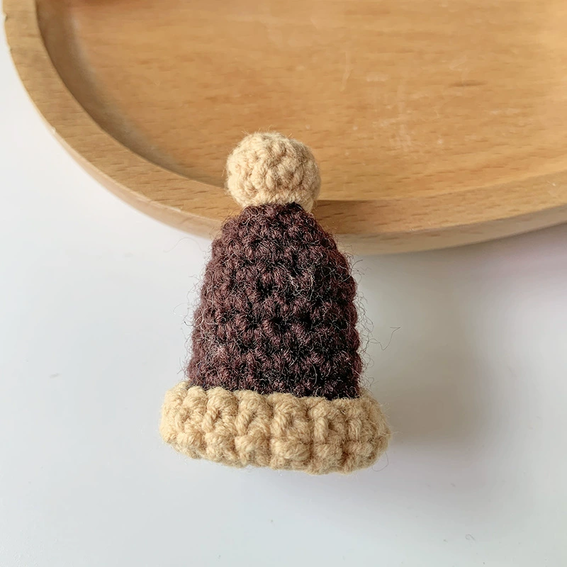 Small Christmas woolen hat, plush doll, decorations, DIY decoration