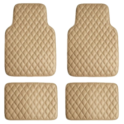 Thick Leather Floor Mats, Easy — Universal Foot Pad