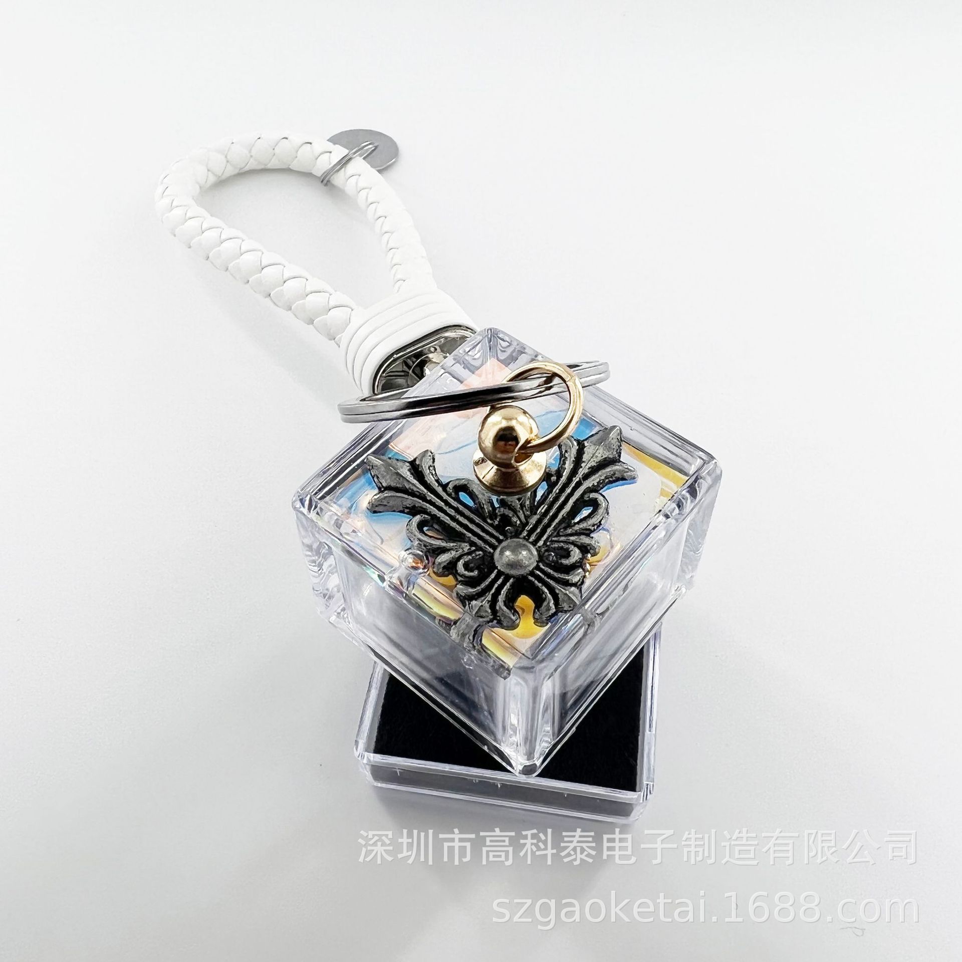 BilliardChalkBoxHOWING台球巧克粉手工透明收纳展示便携盒