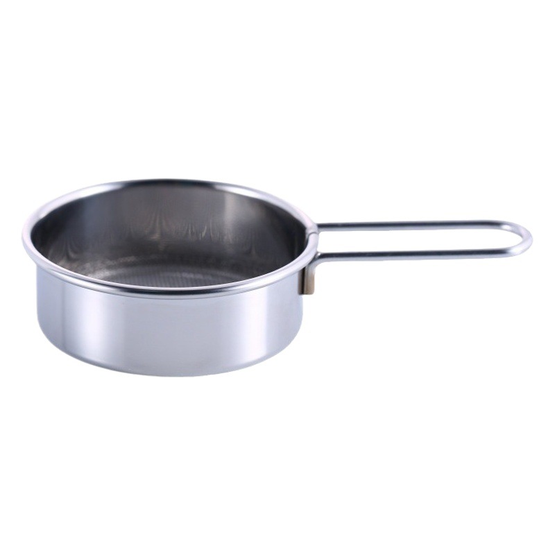 In stock stainless steel handheld mini flour sieve 40 mesh sugar powder sieve cocoa powder spreader baking household mesh sieve
