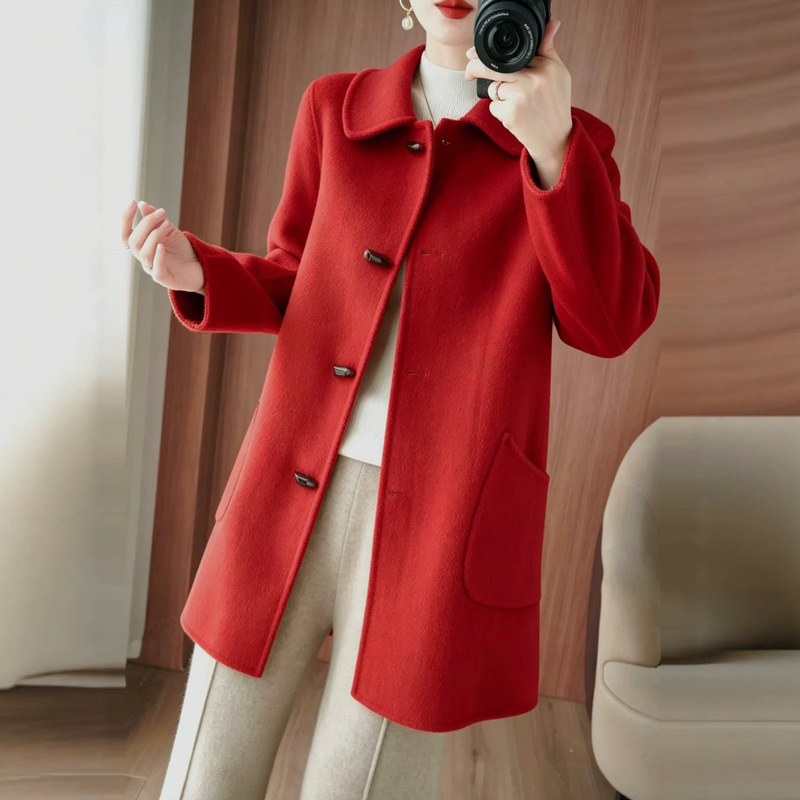 Stylish mid-length autumn and winter coat for middle-aged women, 2026 new collection, suitable for spring and autumn Stylish mid-length autumn and winter coat for middle-aged women, 2026 new collection, suitable for spring and autumn