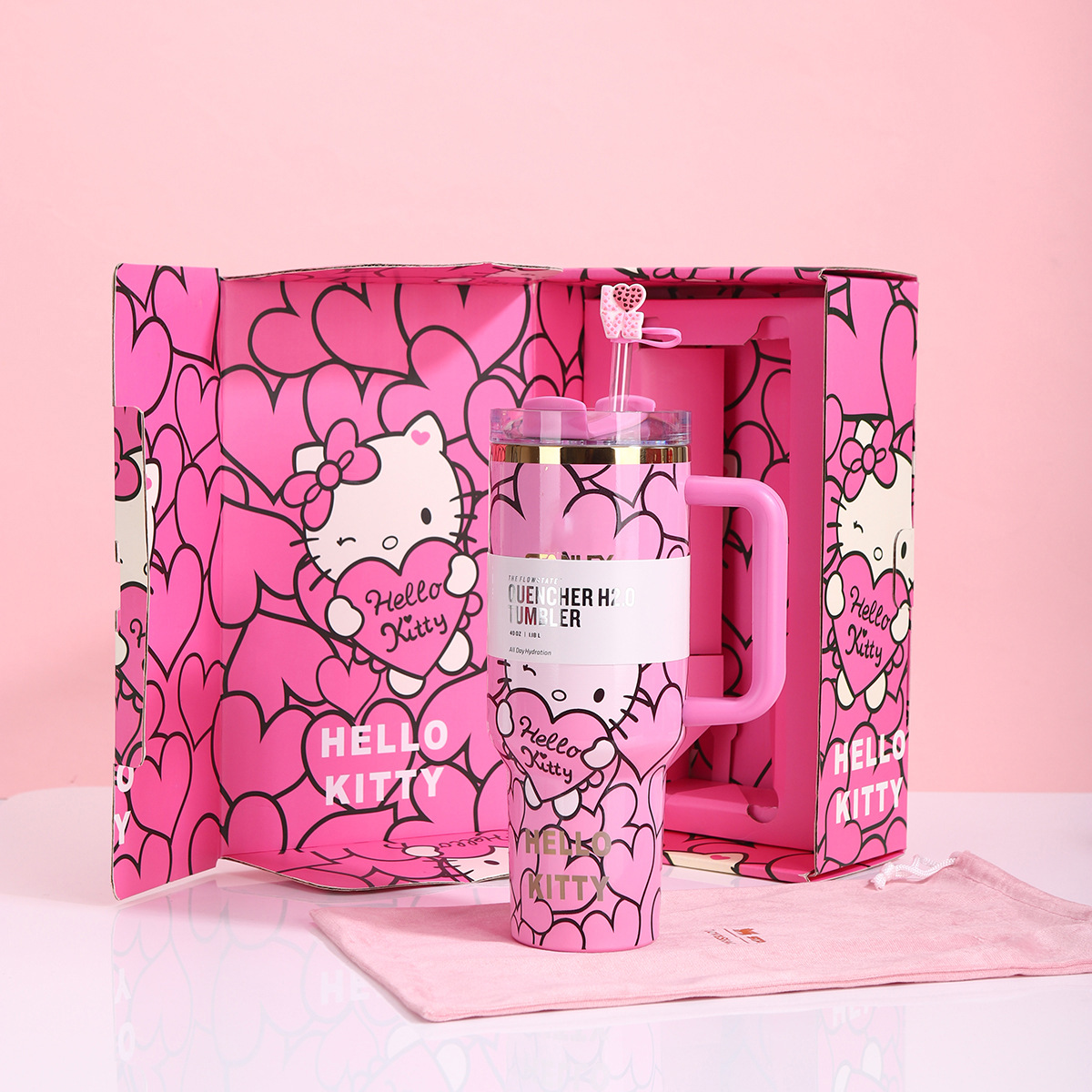 Caja de regalo rosa