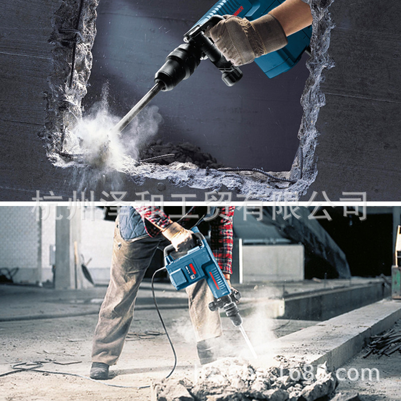 Bosch pico eléctrico, demolición de hormigón, trituración de muros, martillo eléctrico pesado de cinco pozos, pico eléctrico grande, herramientas eléctricas de grado industrial de alta potencia