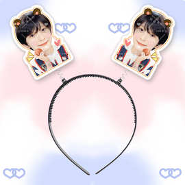 陈浚铭   立体弹簧发箍头箍发夹演唱会周边应援来图