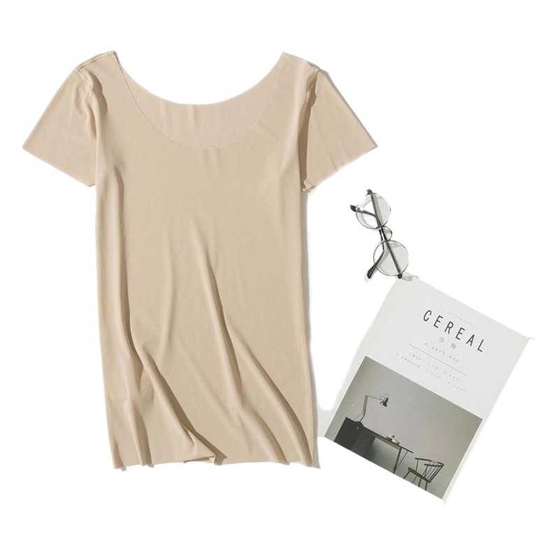 A shop Women's women's quick-drying seamless T-shirt women's short round neck comfortable solid color bottoming shirt factory direct sales