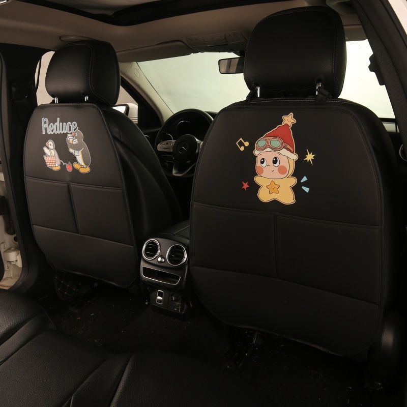 Car seat back anti-kick pad, universal protective pad for rear-seat children, anti-wear pad, anti-dirt protective pad for the rear seat of the car