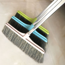 超轻猪鬃毛扫把簸箕套装家用长柄不粘头发扫帚地板清洁刷新款笤帚