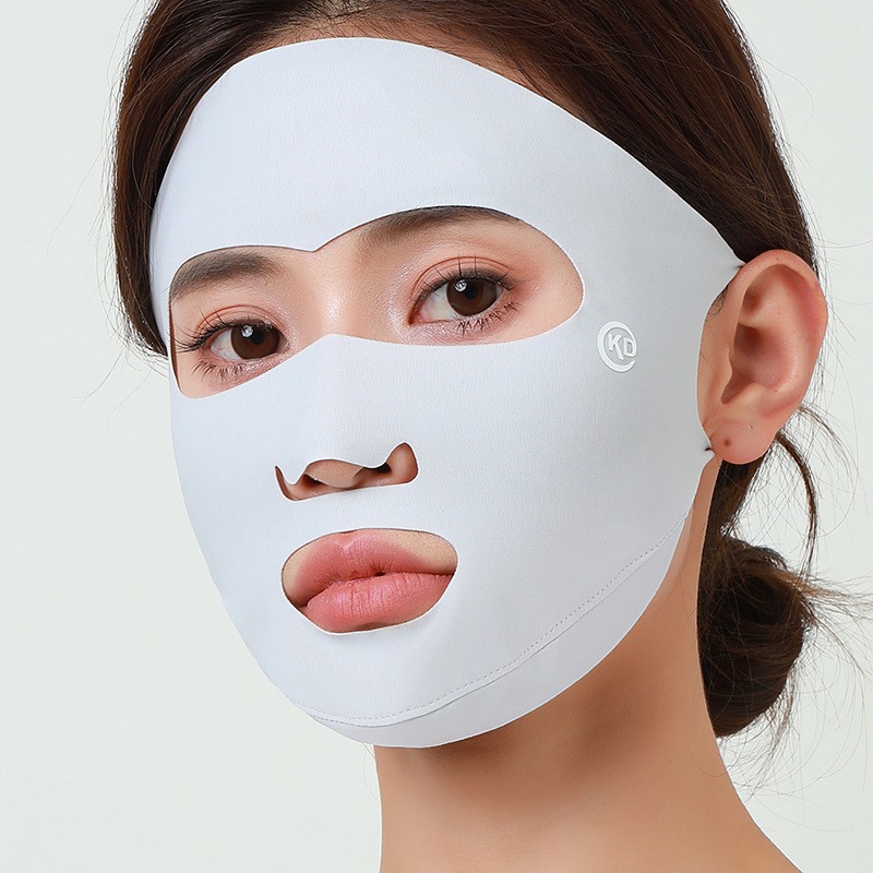 Máscara solar para pesca al aire libre de verano, máscara especial de golf para correr, hielo transpirable, fácil de respirar