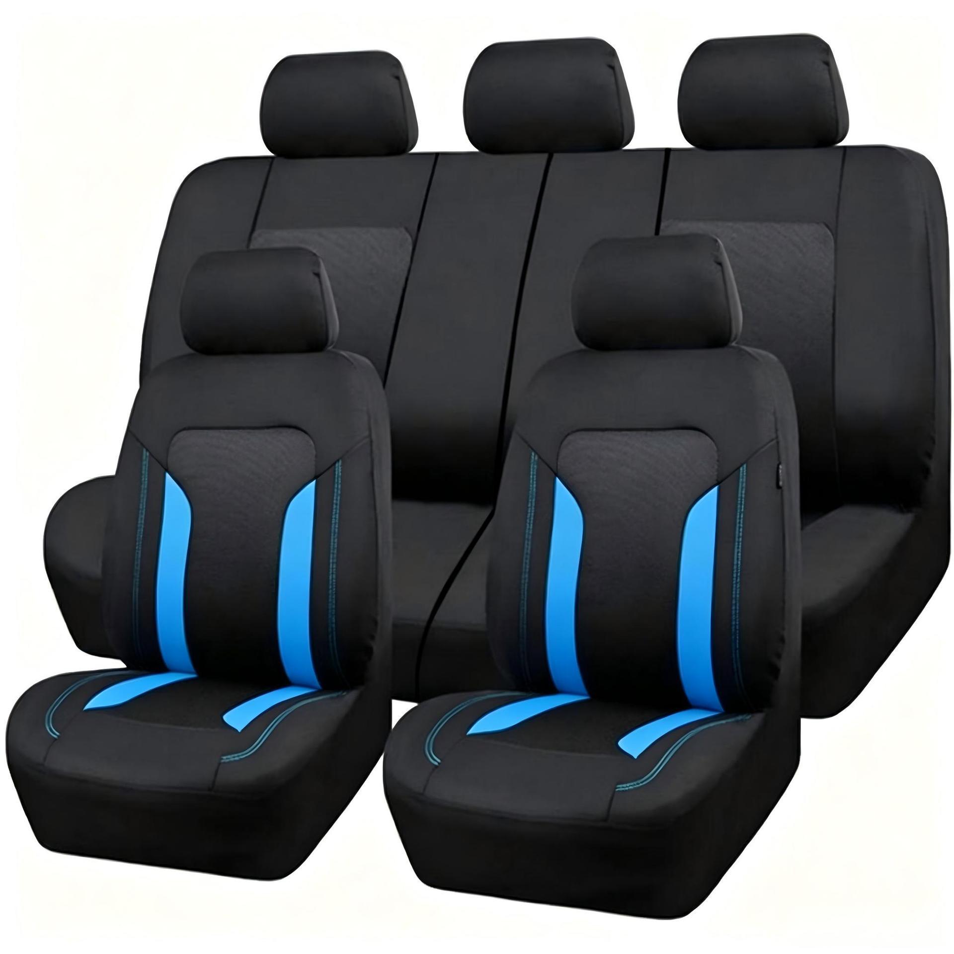 Cross-border foreign trade source factory, all-season universal car seat covers, fabric with double waistline, bestseller on Amazon, Wish, and AliExpress