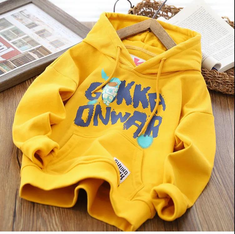 Children's Autumn Sweatshirt 2023 New Korean Version Casual Children's Stylish Hooded Sweatshirt for Spring and Autumn Loose Top Trendy