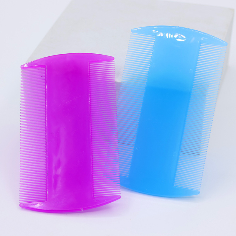 Peines de mascotas de plástico de doble cara peines de mascotas de sellado peines de salto para gatos y perros productos de limpieza