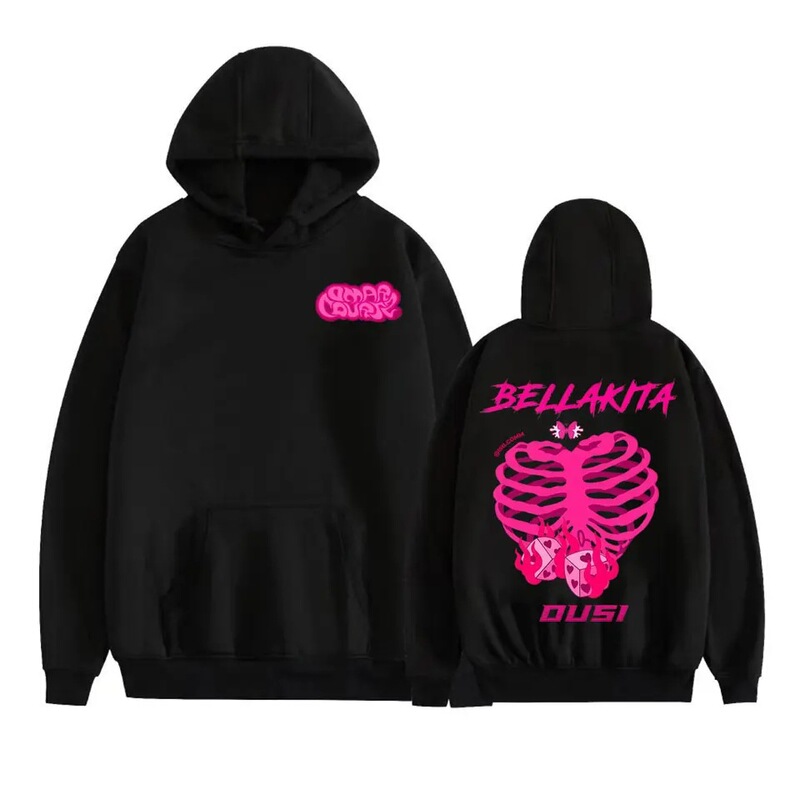 Omar Courtz Bellakita Graphic Sweatshirt Men's and Women's Clothing Fashion Aesthetic Sweatshirt Autumn and Winter Wool