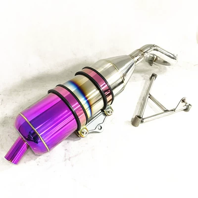 with Back-Pressure Straight-Through Loud – Motorcycle exhaust pipe