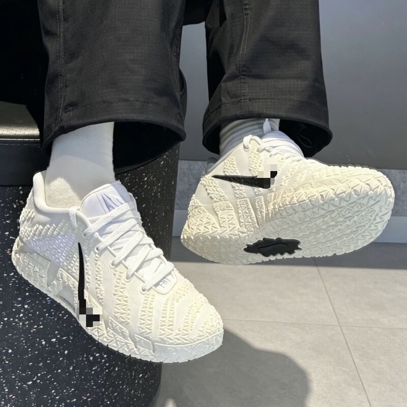 Cross-border ice blue practical basketball shoes JA3 low-top breathable mesh men's and women's wear-resistant non-slip sports sneakers Cross-border ice blue practical basketball shoes JA3 low-top breathable mesh men's and women's wear-resistant non-slip sports sneakers