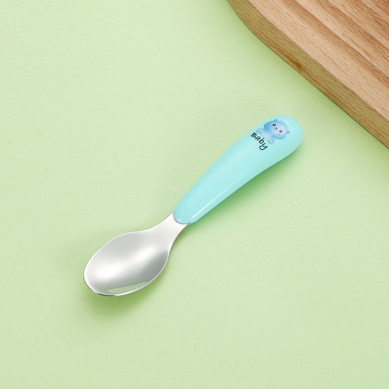 새끼 숟가락-녹색