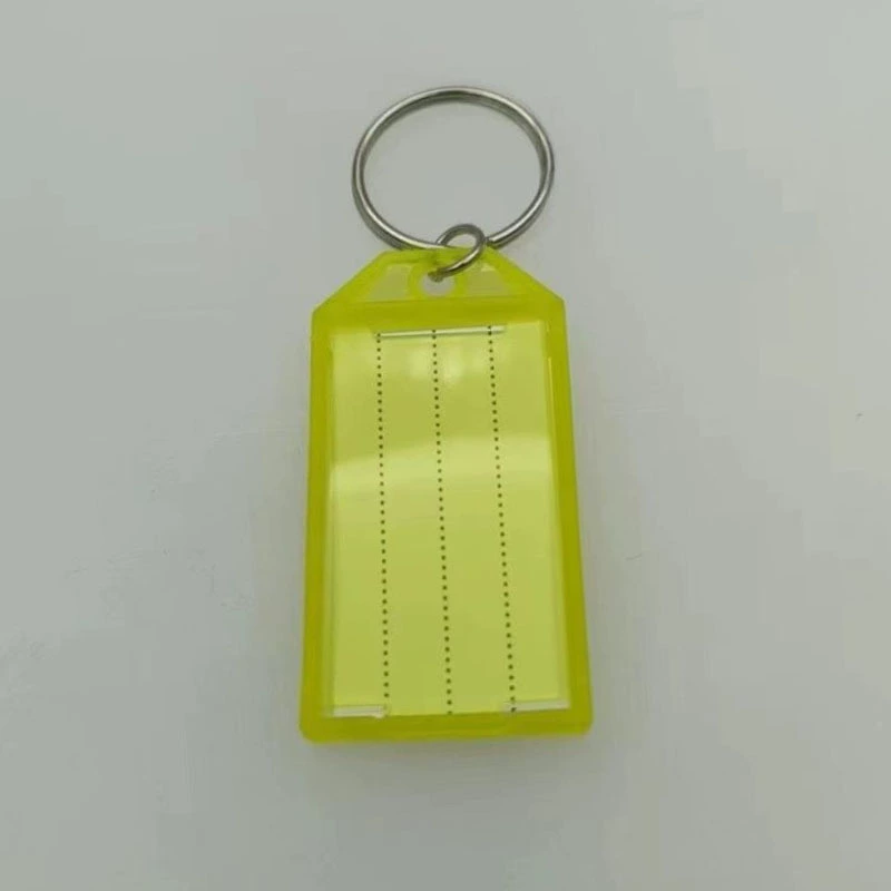 Пластиковый двухсторонний креативный брелок для ключей