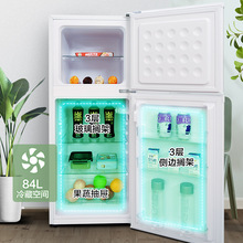 小冰箱118升双门两门小型家用电冰箱节能省电宿舍租房小白系