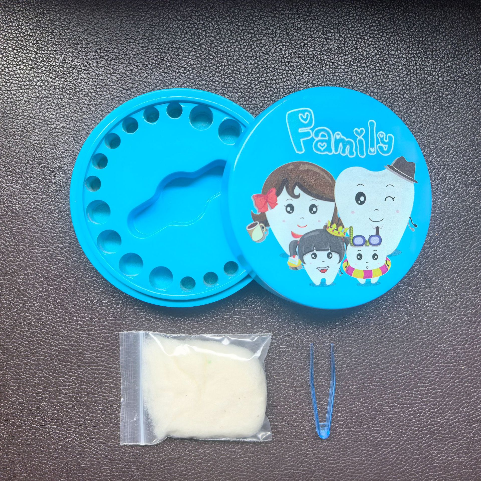 Tooth House estilo explosivo transfronterizo para niños, hombres y mujeres, caja de almacenamiento de dientes de leche para bebés, marco de fotos de madera personalizado, recuerdo de pelo de lanugo de dientes