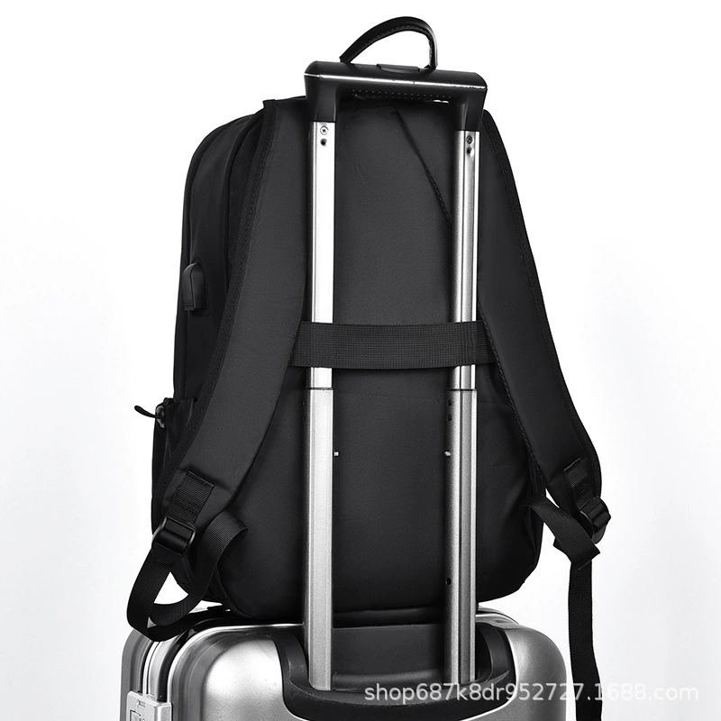 Men's capacious backpack for traveling, high-quality style