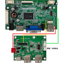 直驱EDP/LVDS信号屏VGA HDMI通道输入1920*1080PX支持DP扩展触摸