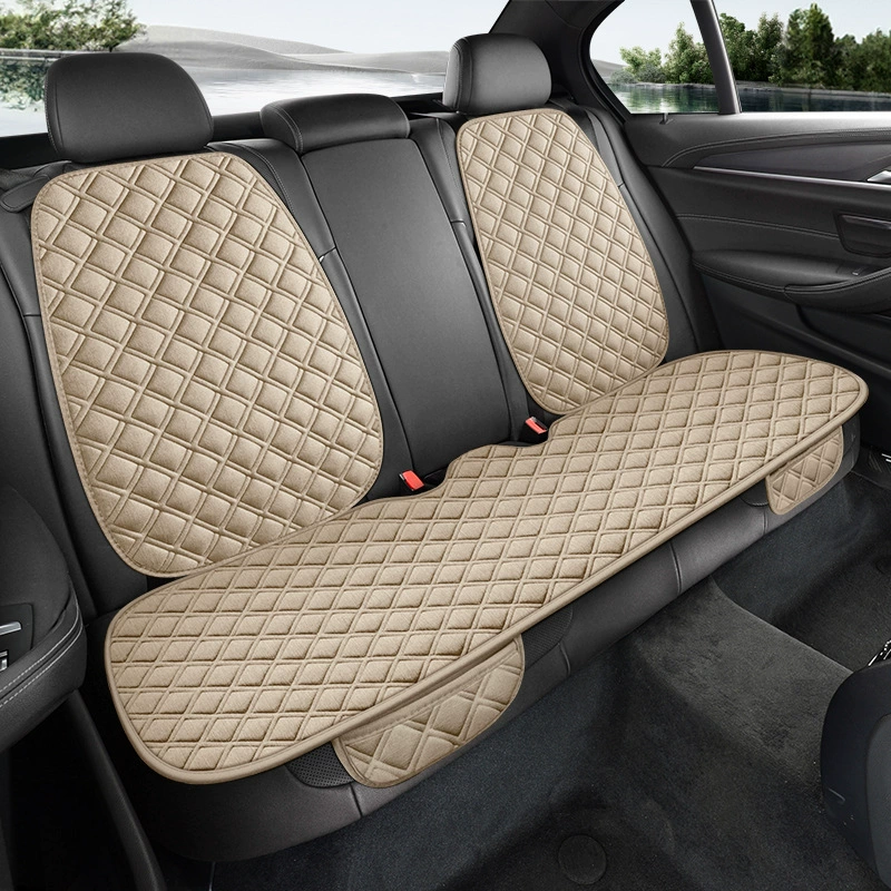 Фабрика прямых продаж автомобильная подушка сиденья волоконная льняная клетка противоскользящая подушка сиденья