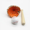 Street baseball softball small set for leisure, accessory, 3 piece set