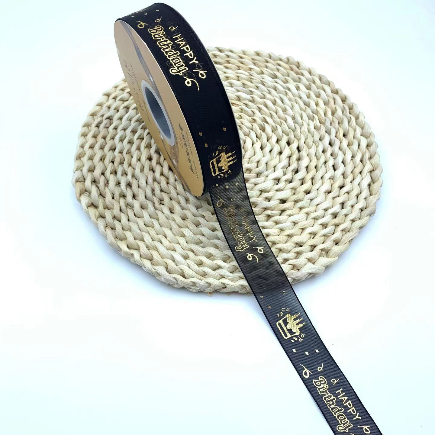 2,5 CM bandeja de barra de cinta de dorado transparente hecho a mano accesorios de bricolaje cinta de color oscuro caja de regalo de flores lote de embalaje