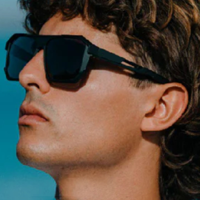 2024 nuevas gafas de sol deportivas con espejo rectangular transfronterizo para hombres y mujeres, gafas de sol de colores para ciclismo al aire libre