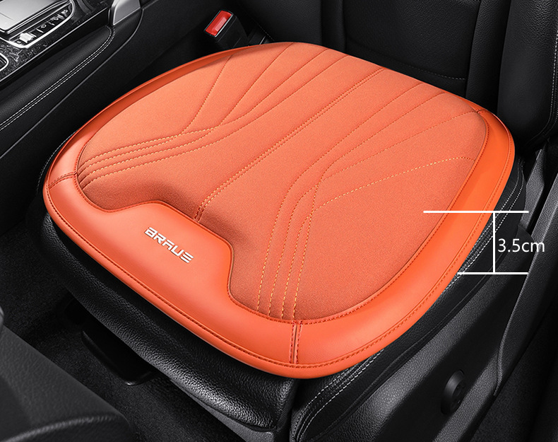 Car Seat Cushion Three-Piece Set, Butt Pad, Seat Cushion, Universal Cushion for All Seasons, Air Fiber Seat Cushion, Technical Cloth