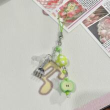 【薄荷萍果】原创ins风手工手机链挂件卡册咕本链 手账本包包挂饰