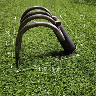 New special all-steel stone slag rake to turn over land reclamation site railway rake agricultural rake to drive the sea thickened big bend rake