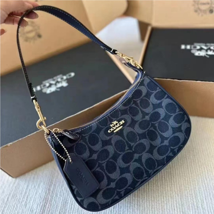 Kojia Ole2025 nuevo tipo teri25 bolsas axilales clásicas de moda de un solo hombro bolsas de media luna de mano