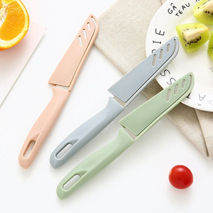 Scandinavian Color New Stainless Steel Fruit Knife Household Fruit Peeler Convenient Peeling Knife Multi-Functional Fruit Peeling Knife