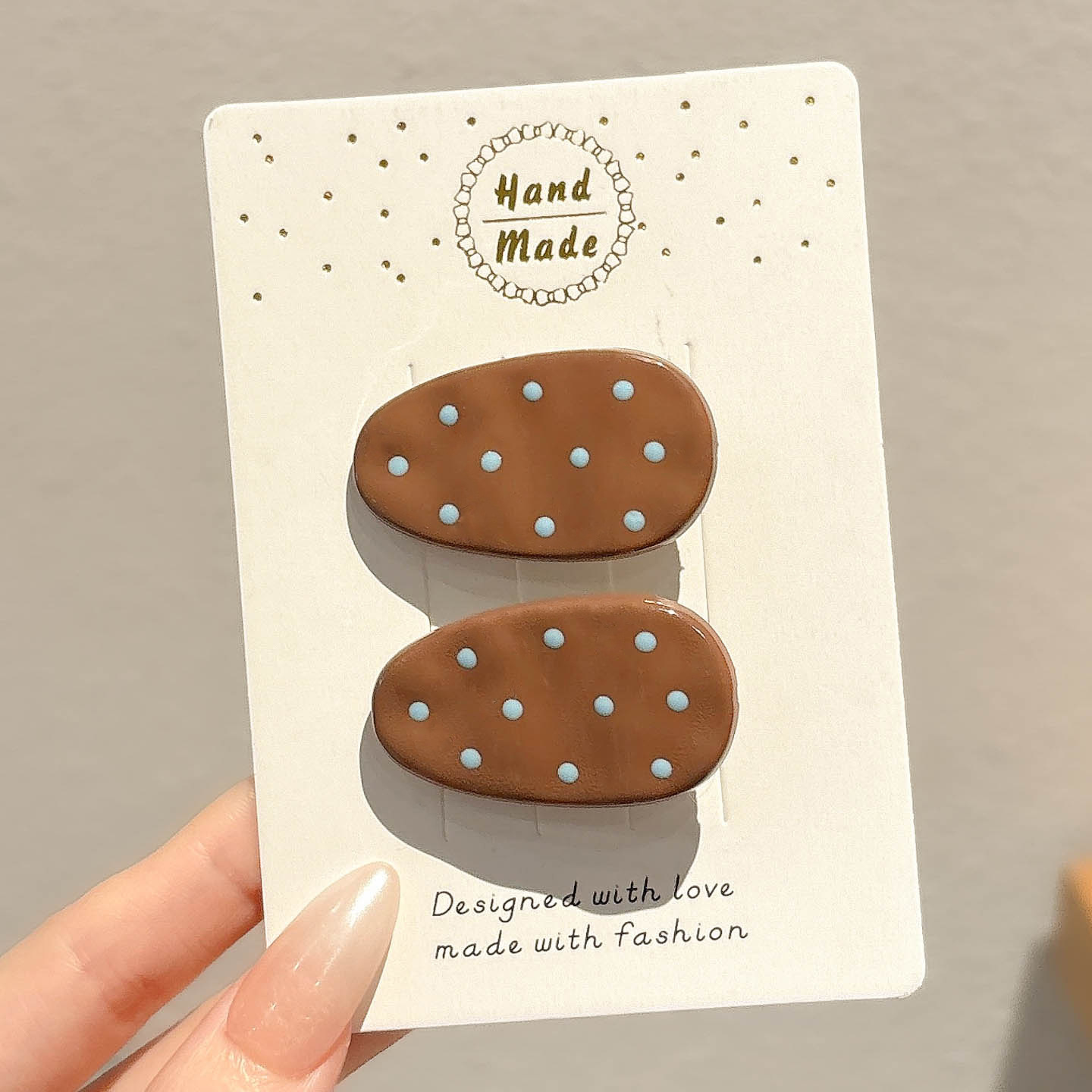 Clip de cabello de flor de leopardo para mujeres clip de cabello de alto nivel frente clip de frangeo 2025 nuevo clip lateral clip de cabello toque