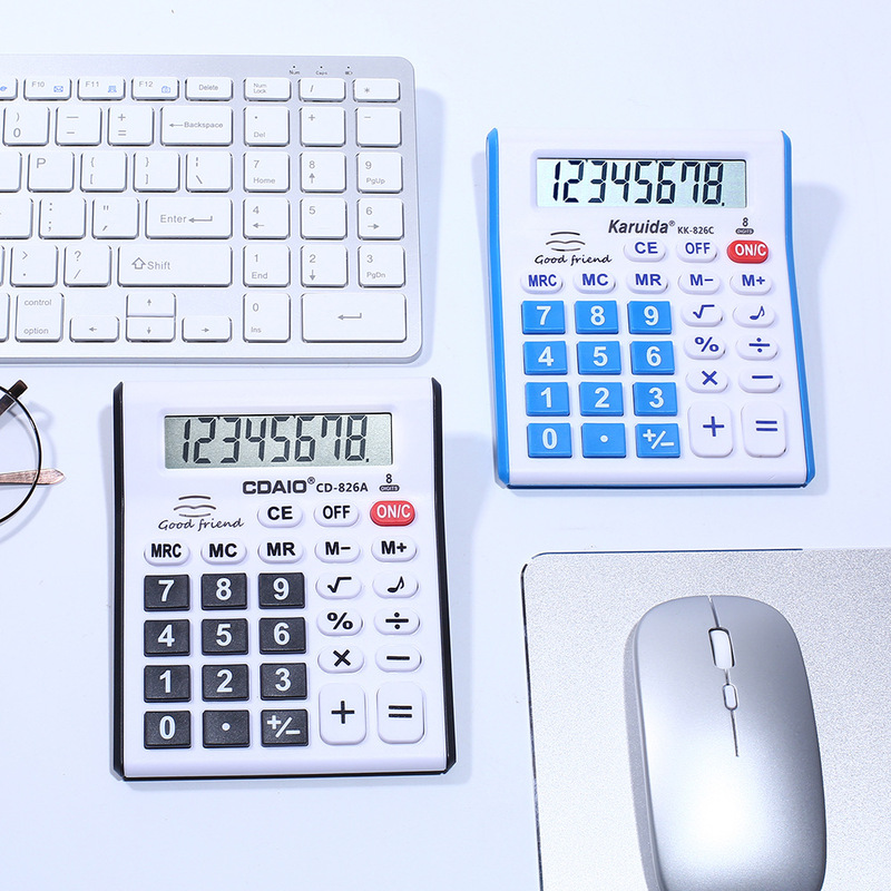 8-Digit Calculator Button Multi-Function Office Commercial Financial Computer Student Financial Accounting Office Supplies