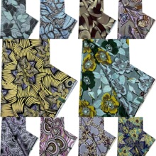 African Vlisco GRAND SUPER WAX COTTON POPLIN ���ޠC��ϞȾ��