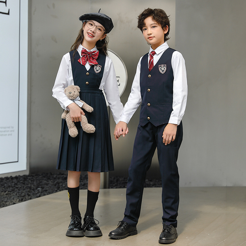 Children's performance clothing, primary and secondary school uniforms, class uniforms, chorus graduation performance uniforms, kindergarten uniforms, boys' and girls' uniforms