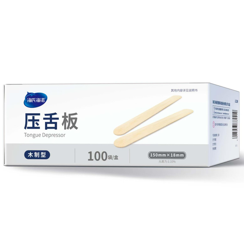 Haishi Hainuo LC100 혀 압력판 목재 유형 150mm×18mm: 1개/가방 × 100개/상자 - 1상자
