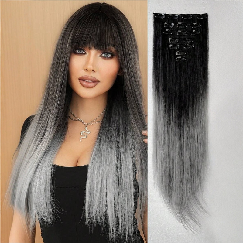 Brown and black gradient granny gray