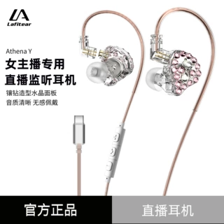 可换线插拔式有线耳机听音乐玩游戏监听直播耳机HIFI音质一件代发