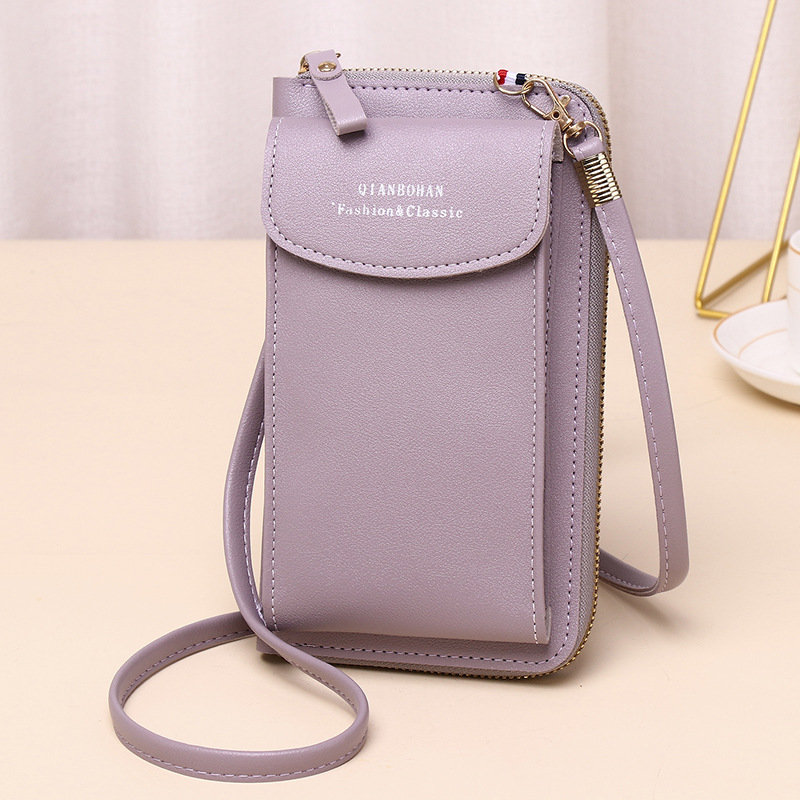 2021 nueva bolsa de teléfono móvil de gran capacidad multi-funcional de las mujeres cartera hombro pequeña cintura bolsa crossbody teléfono móvil cartera