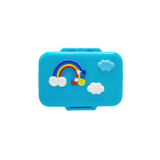 Children's nipple box baby fetal hair collection plastic tooth storage box permanent gift cross-border cartoon baby toys