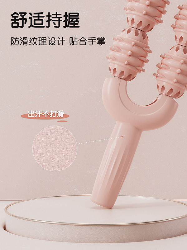 狼牙棒マッサージ棒ローラー軸下腿筋肉リラックス神器痩せ脚langya棒深さマッサージヨガ器材|undefined