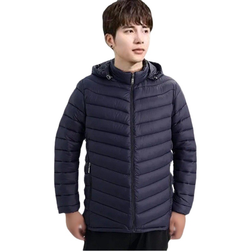 Cross-Border Chaqueta acolchada de algodón para hombres Chaqueta acolchada de algodón ligera chaqueta acolchada de algodón 2022 nueva chaqueta acolchada de algodón chaqueta casual simple de moda