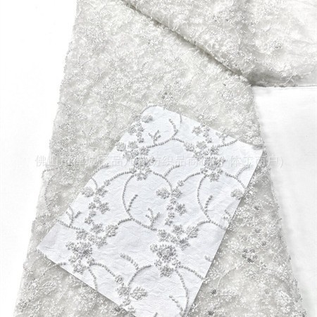 Tejido de encaje de bordado de cuentas 3D Gaoding moda del sudeste asiático anfitrión vestido de baile tela de mitzvah