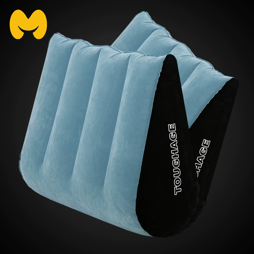 Inflatable magic triangle pillow, green, multiple variants (no pillow / foot/hand/electric pump)