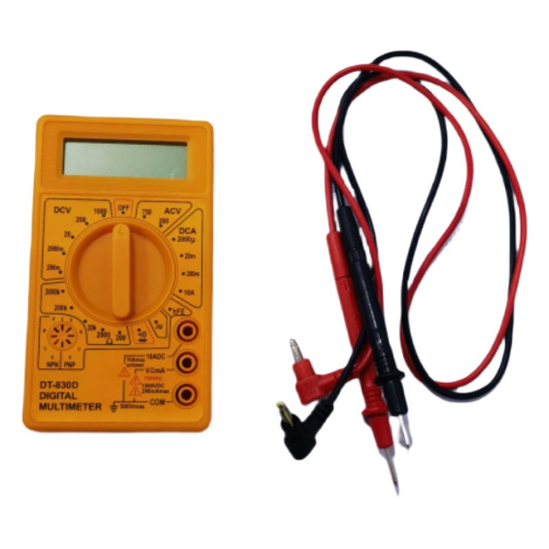 DT-830D с зуммером Маленький цифровой мультиметр двух-трехтрубный портативный цифровой мультиметр в наличии