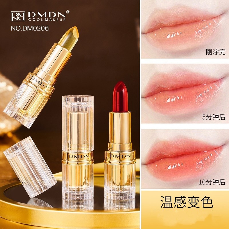 DMDN金钻温变水晶口红正品滋润保湿果冻温感变色唇膏千人千色0206|undefined