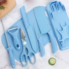 廚房套刀 切片廚師刀水果刀量大從優 新款刀具套裝顏色多批發