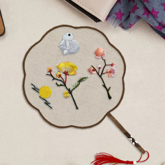 中国風ベゴニアの花刺繍布ステッカー桃の花のアップリケ服とパンツの穴の装飾修理ダウンジャケット自己粘着布ステッカー